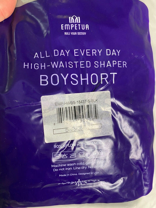 Empetua Womens All Day Everyday High-Waisted Shaper Boy Shorts Underwear