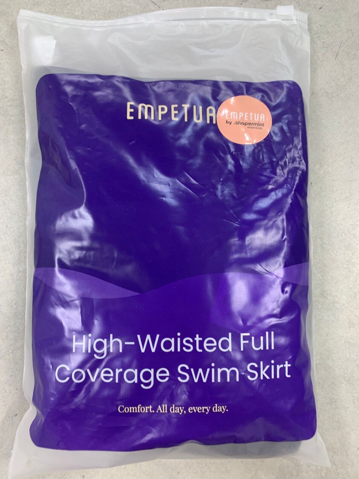 Empetua Shapermint Womens High Waisted Full Coverage Swim Skirt Swimsuit Shaper