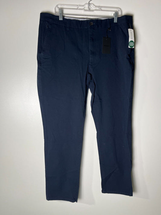 Bonobos Men's 38x30 Slim Fit Stretch Washed Chino 2.0 Pants Deep Navy 6017725