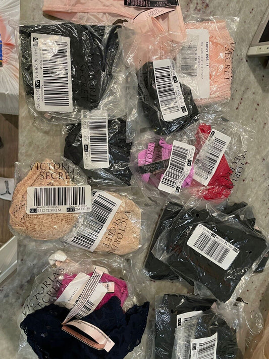 Lot of 5 Random Victoria's Secret Very Sexy Panties Underwear Thong Cheeky