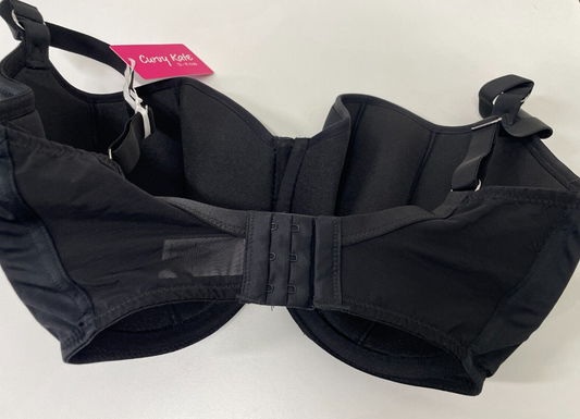 Curvy Kate Women's 34M Boost Me Up Padded Balcony Bra Black CK027106BLK NWT
