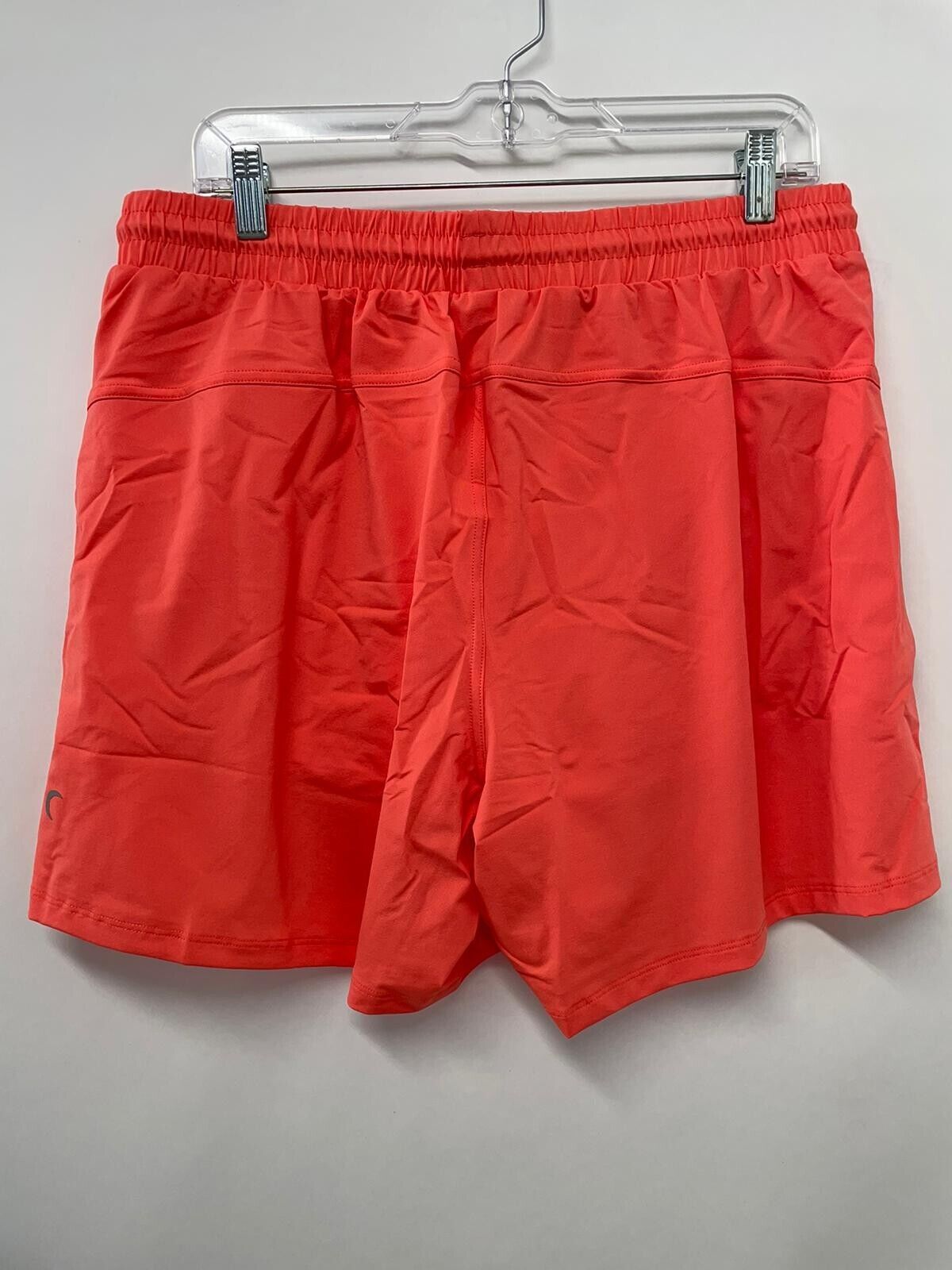 Zyia Active Womens XXL Bay Shorts Pull On Electric Coral Orange Lined Athletic