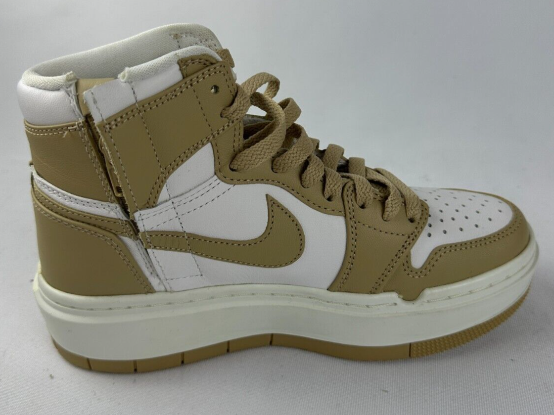 Nike Womens 6 Air Jordan 1 Elevate High Top Sneaker Vachetta Tan DN3253-121