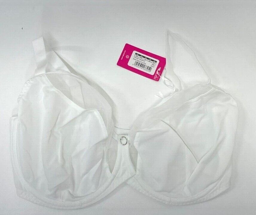Curvy Kate Womens Daily Balcony Bra White Underwire 36H 36HH CK037100