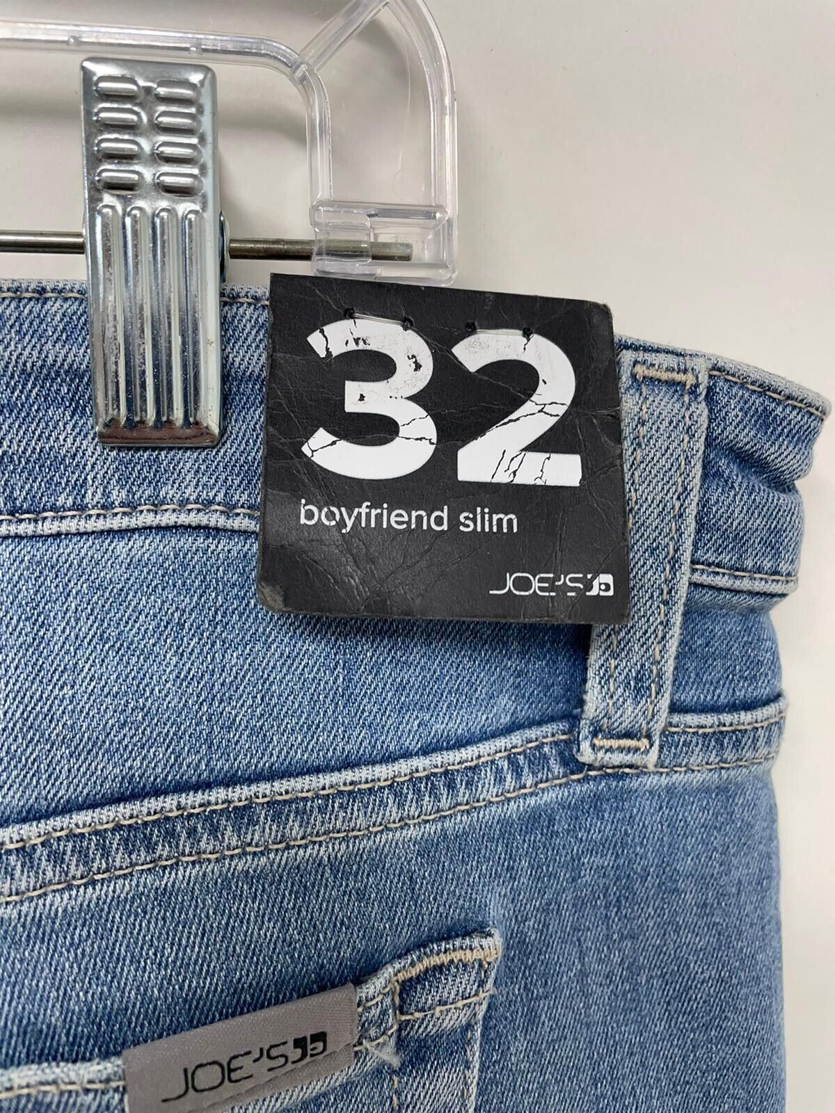 Joes Jeans Womens 32 Slim Boyfriend Heavy Grinde Distressed Ripon Wash Denim 36