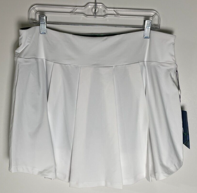 William Murray Women's XL Classic Louise Golf Skort Skirt White 001-806-003