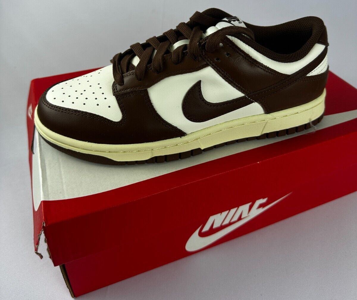 Nike Women's 8 Dunk Low Cacao Wow Lace Up Casual Shoes Sneakers DD1503 124