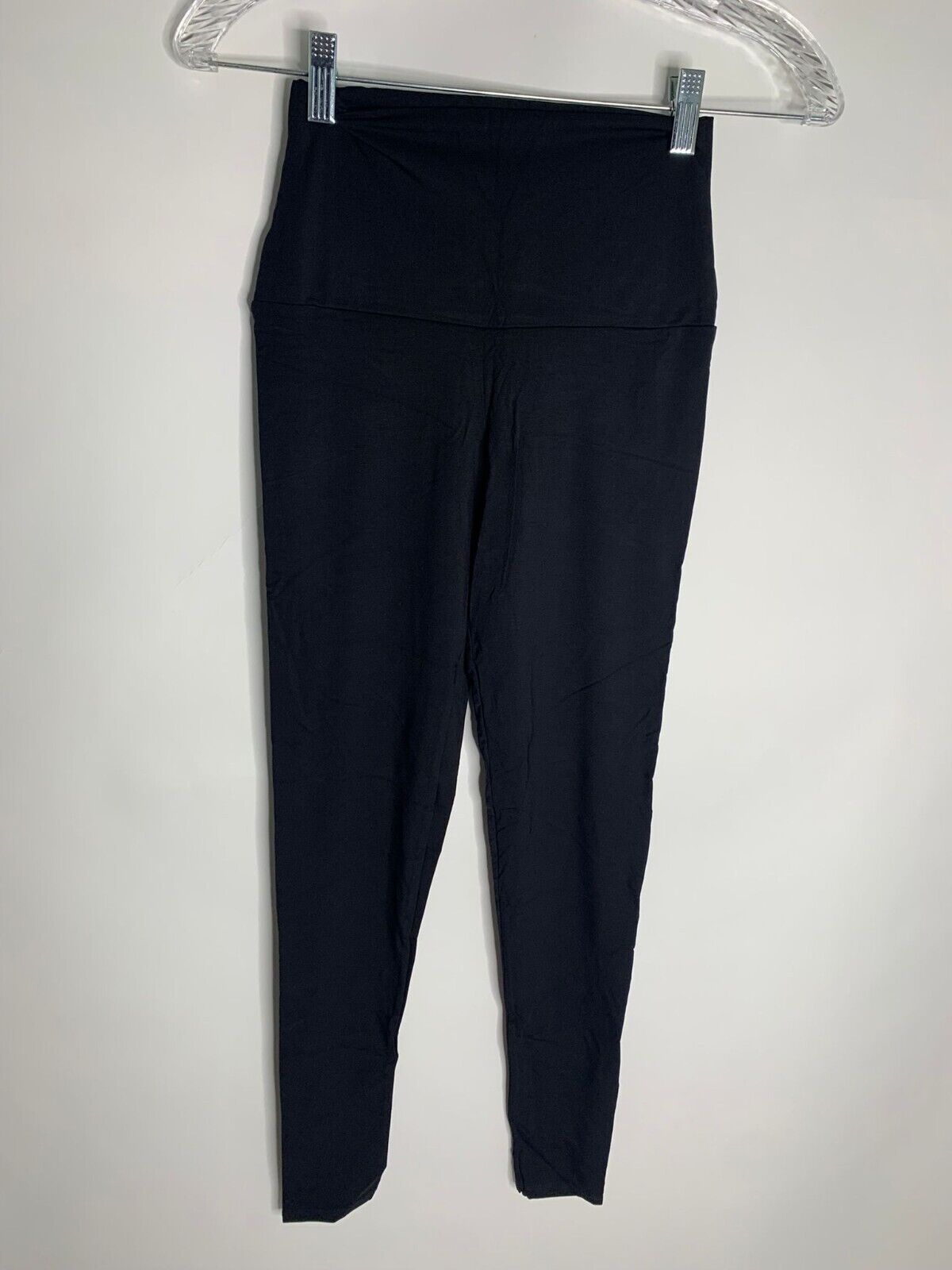 Les Lunes Womens XS/S Black The High Waisted Legging Yoga Pant The Luna