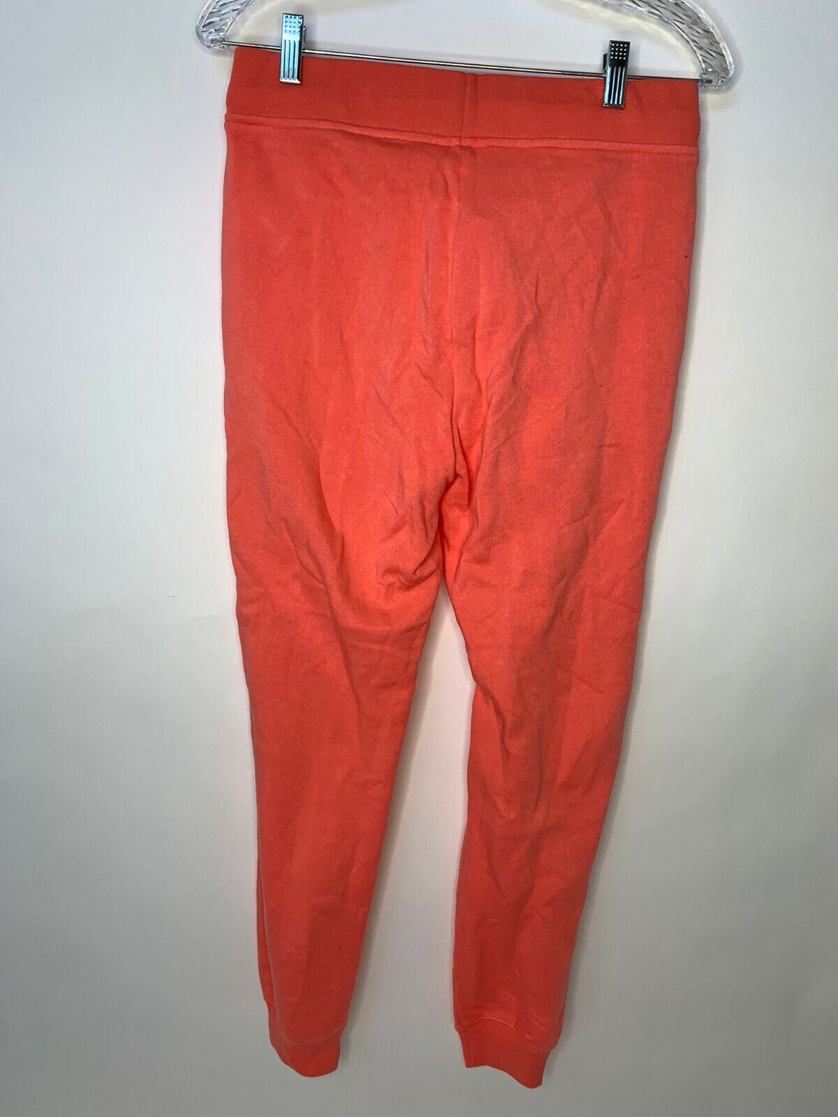 J Crew Womens S Jogger Pant Sweatpants in Cloudspun Fleece Peach Neon Rose