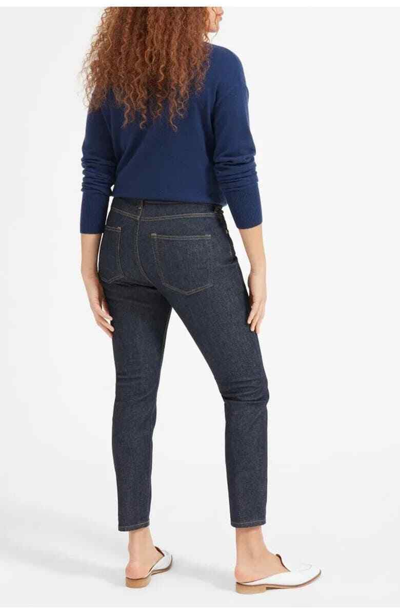 Everlane Womens 24 Tall 24T Dark Indigo Rinse The Mid Rise Ankle Skinny Jeans 26