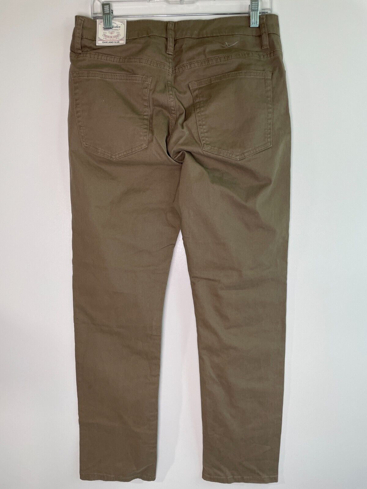 Flag & Anthem Mens 32/32 Wallburg 5-Pocket Oakland Slim Fit Khaki Pants