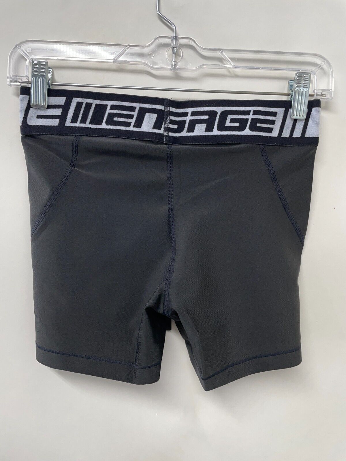 Engage Womens M Fight Short Tights Black Jiu Jitsu MMA Grappling