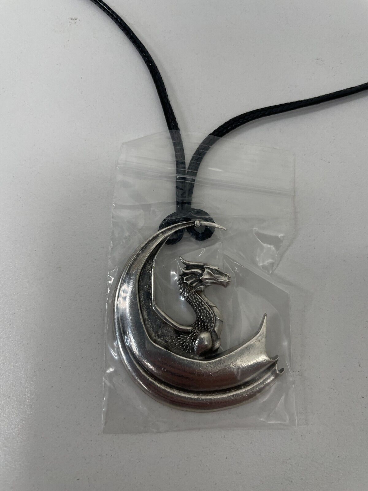 Killstar Women's Draco Pendant Necklace Silver Metal Dragon KSRA001150 NWT