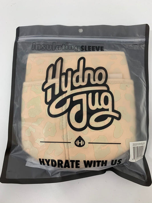 Hydro Jug Leopard Foil Insulating Neoprene Pro Sleeve Water Bottle Wild Ones