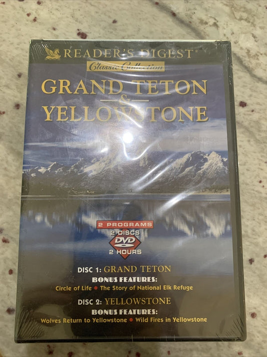 Grand Teton Yellowstone Readers Digest 2 DVD Nature Documentary Set