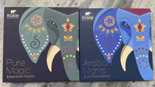 Kokie Lot Of 2 Eyeshadow Palette Arabian Nights EE498 Pure Magic .81 23g